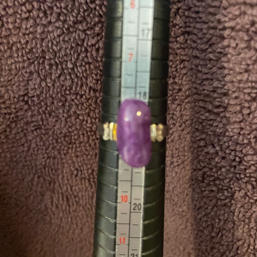 Amethyst Stone Ring - Picture 4 of 4